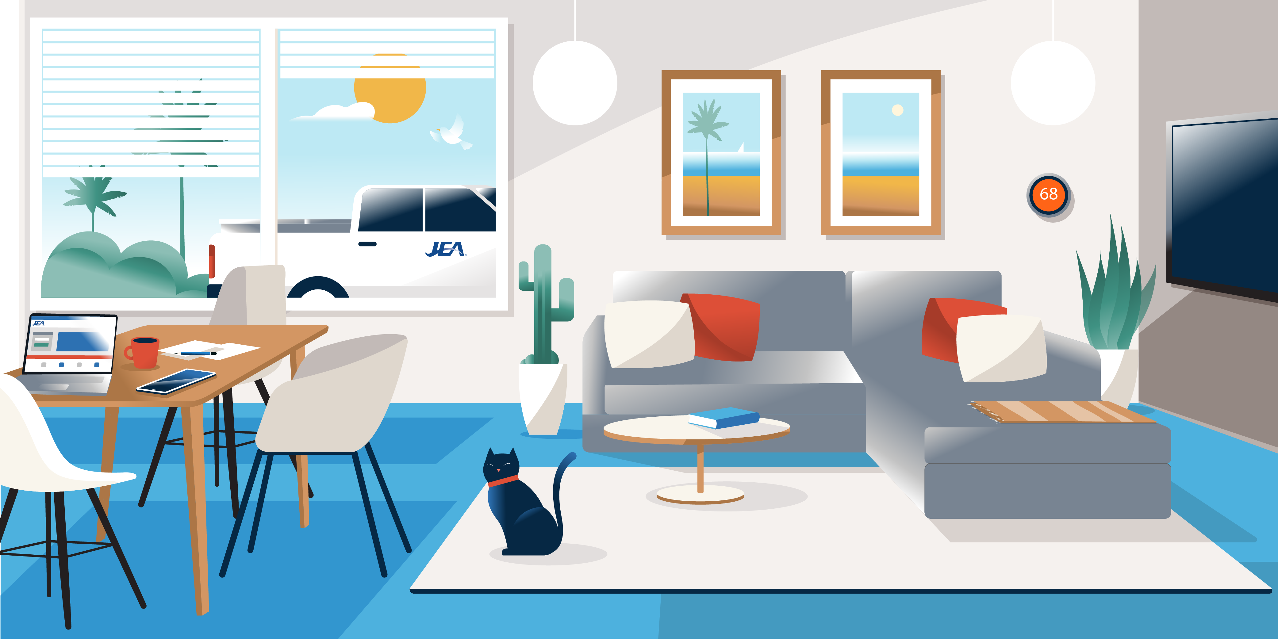 living room background image